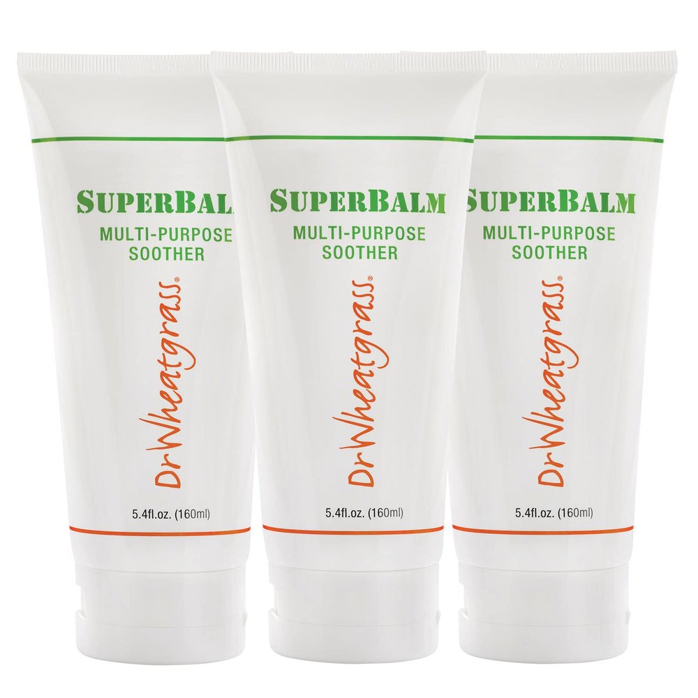 (Pack of 3) Dr Wheatgrass Superbalm 160ml - Antioxidant Rich, Multi-Purpose Soothing Cream