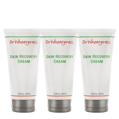 Dr Wheatgrass (Pack of 3) Skin Recovery Cream 85ml (2.87fl.oz.)