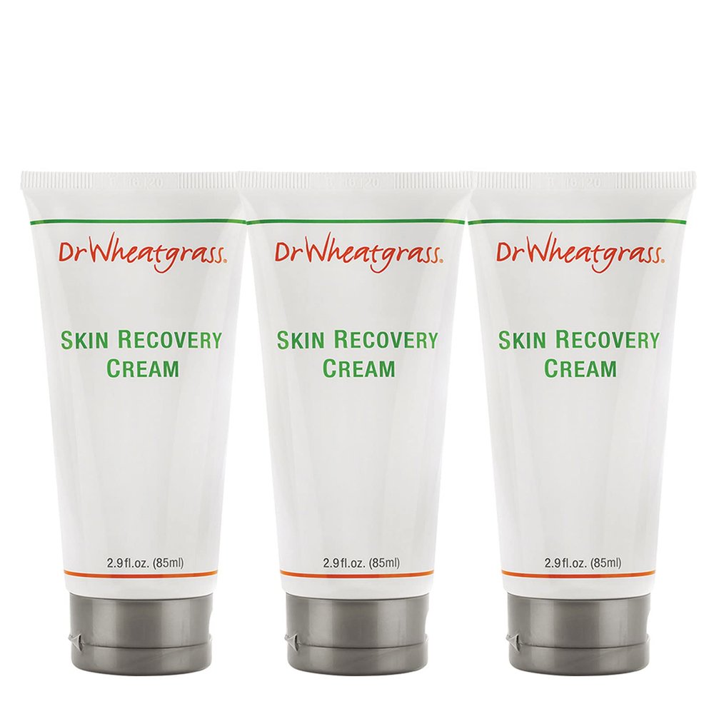 Dr Wheatgrass (Pack of 3) Skin Recovery Cream 85ml (2.87fl.oz.)