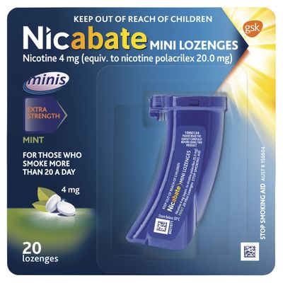 Nicabate Mini Mint Lozenges 4Mg 20s