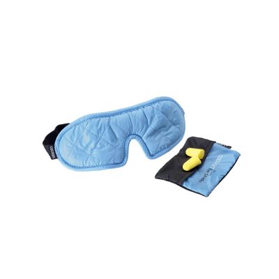 COCOON - Premium - Eye Shade, Sleep Eye Mask for Men Women, Light Blocking, Foam Ear Plugs - Light Blue