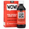 NovaFerrum Wow, 125 High Potency Liquid Iron Supplement for Adults, Iron Deficiency, 125mg of Iron Per 5mL Dose, Vegan Verified, Gluten Free Certified, Sugar Free view 1