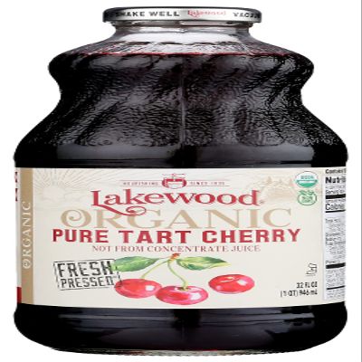 Lakewood Pure Tart Cherry, Fresh Pressed, (32 Fl Oz (Pack of 6))