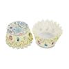 100 Maxi-Muffin Paper Cases with Perforated Edges (Perfect Paisley) view 1