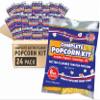 Premium America Popcorn Kit, 24 Packs for a 8oz Popper, Movie Theater & Popcorn Machine Kernels, Oil & Seasoning Packet, Bulk All in One view 1