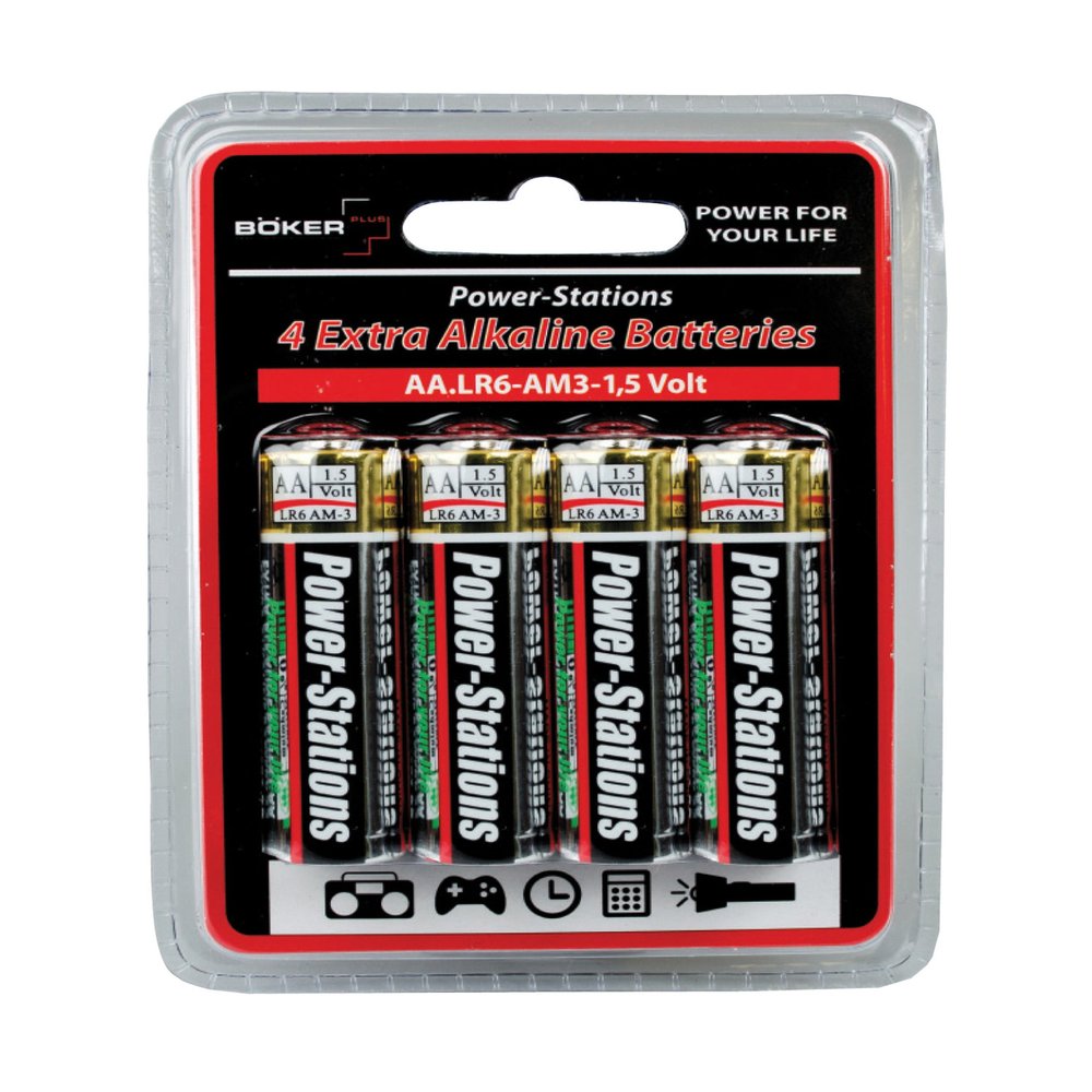 Boker Plus AA Batteries, Black