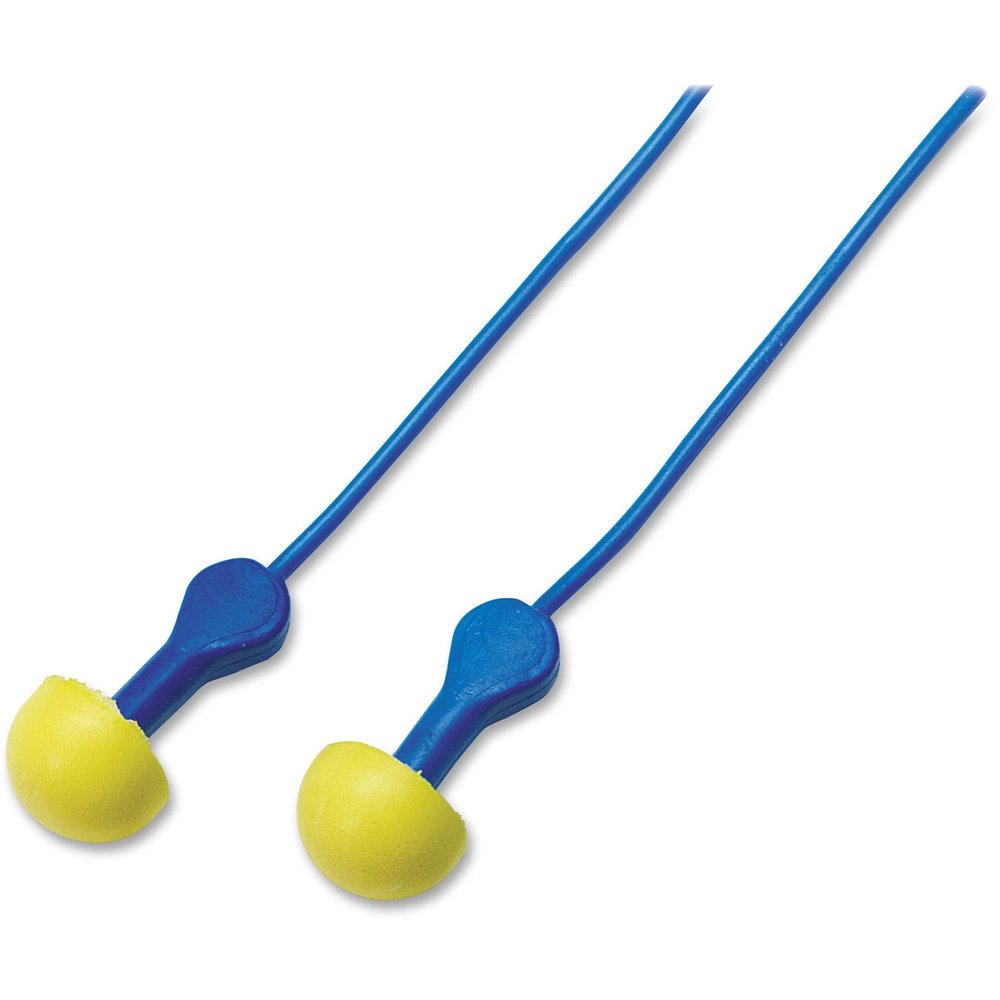 3M 3111115 Ear Express Pod Plugs Corded,4/BX,Yellow