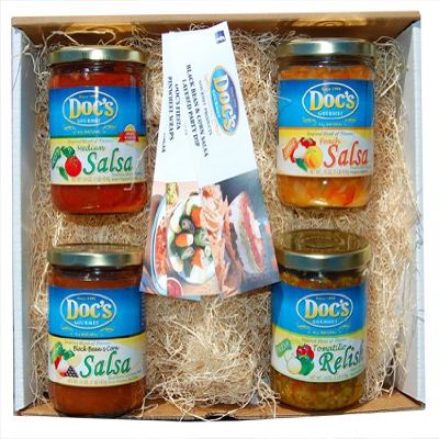 4 Jar Salsa & Relish Gift Box
