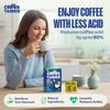 Coffee Tamer Acid Reducer Powder 50 Pack Box - All Natural Coffee Acid Reducer, Alkalizing Granules Reduce Acidity By 90%, Keto Friendly, Sugar-Free, Non-GMO, Preserves Original Flavor view 2