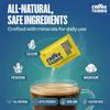 Coffee Tamer Acid Reducer Powder 50 Pack Box - All Natural Coffee Acid Reducer, Alkalizing Granules Reduce Acidity By 90%, Keto Friendly, Sugar-Free, Non-GMO, Preserves Original Flavor view 3