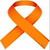 3" Round ~ Orange MS Ribbon ~ Edible Cake/Cupcake Topper!!! view 1