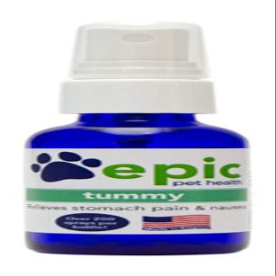 Epic Pet Health Tummy - Electrolyte Supplement Relieves Stomach Pain and Nausea Put in Food & Water for Fastest Results - Multivitamin