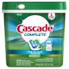 Cascade Complete All-in-1 Actionpacs Dishwasher Detergent, Fresh Scent, 80 Count view 1