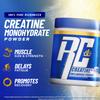 Ronnie Coleman Signature Series Creatine-XS, Creatine Monohydrate Powder, Post Workout Recovery for Muscle Building and Strength, Energy Support, Mass Gainer, Unflavored, 120 Servings view 3