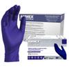AMMEX Indigo Nitrile Exam Gloves, 3 Mil, Latex Free, Powder Free, Textured, Disposable, Non-Sterile, Food Safe view 1