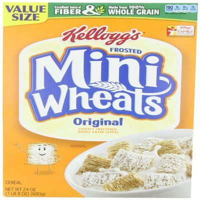Kellogg's, Frosted Mini Wheats, Original Value Size, 24oz Box (Pack of 3)