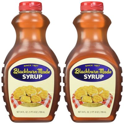 Blackburn's Pancake & Waffle Syrup, 24 Oz (Pack of 2)  Rich, Sweet Flavor Perfect for Breakfast, Baking, & Desserts (Pack of 2, Original)