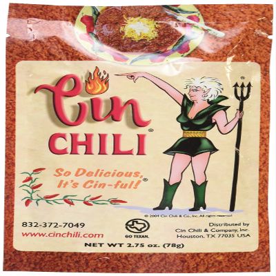Cin Chili Mix Deliciously Cin-ful Seasoning for Cooking or Baking, Pack of 6