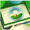 1/8 Sheet ~ Golf Tee-Off ~ Edible Cake/Cupcake Topper!!! view 1
