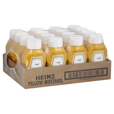 Heinz Yellow Mustard, 13 Ounce -- 16 per case.