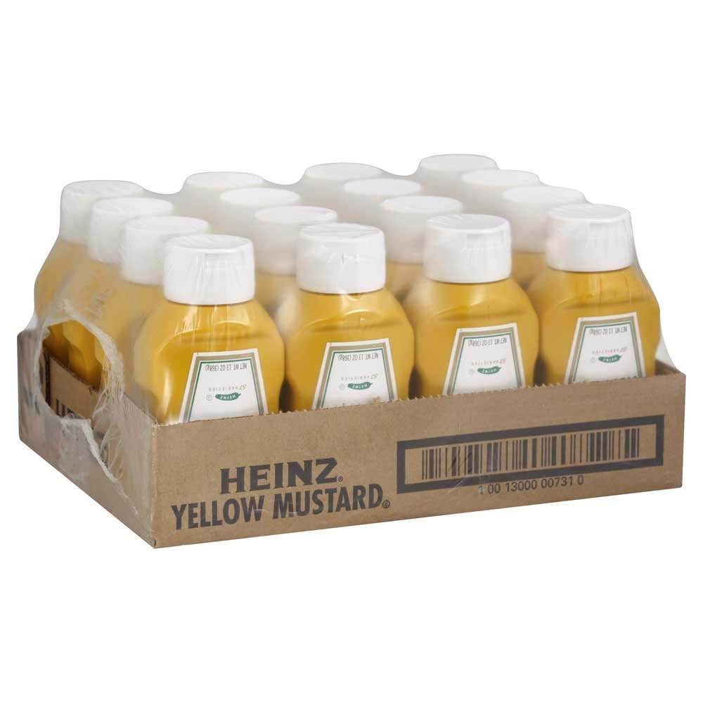 Heinz Yellow Mustard, 13 Ounce -- 16 per case.