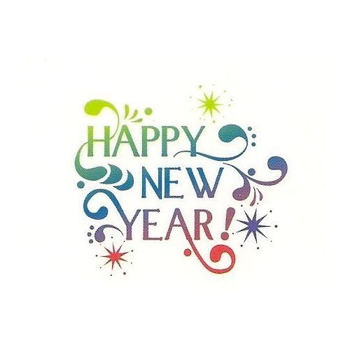 1/8 Sheet ~ Happy New Year Firework ~ Edible Cake/Cupcake Topper!!!