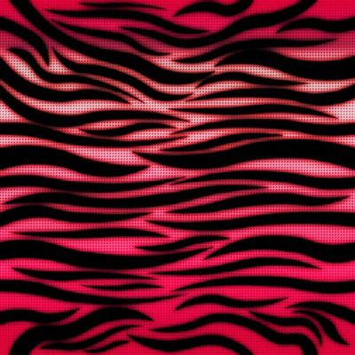 8" Round ~ Black & Red Zebra Stripes Birthday ~ Edible Cake/Cupcake Topper!!!