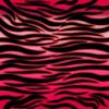 8" Round ~ Black & Red Zebra Stripes Birthday ~ Edible Cake/Cupcake Topper!!! view 1