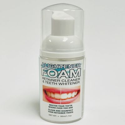 Alightener Foam - Whiten Your Teeth While Wearing a Mouth Tray or a Clear Dental aligners (Mouth Trays NOT Included)