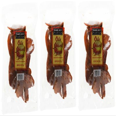 Trader Joe's Dried Chile Spiced Mangoes (Pack of 3)