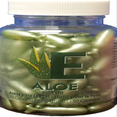 Aloe  Skin Oil Capsules by Easy Comforts 90 capsules Amazing Shine Nails
