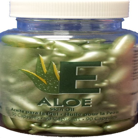 Aloe Skin Oil Capsules by Easy Comforts 90 capsules Amazing Shine Nails