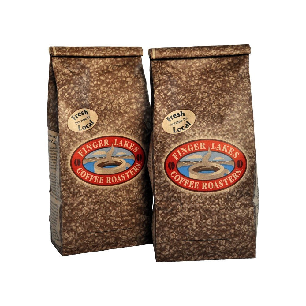 Finger Lakes Coffee Roasters, Snickercookie Coffee, Whole Bean, 16-ounce bags (pack of two)