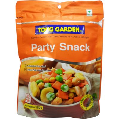 Cripy Party Snack Premium Grade Net Wt 180g (6.35 Oz.) Tong Garden Brand X 2 Bags