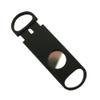 2-Finger Guillotine Cigar Cutter, single stainless steel blade view 1