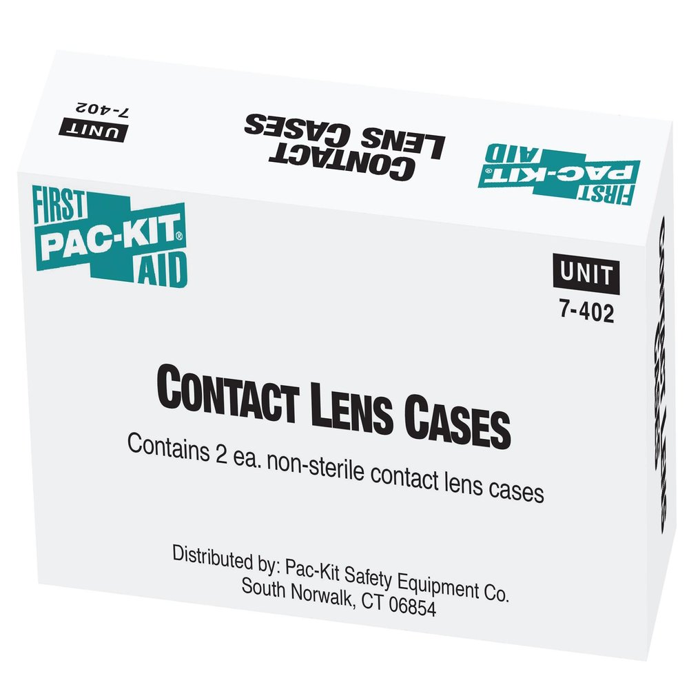 First Aid Only 7-402: Contact Lens Case, 2/Box