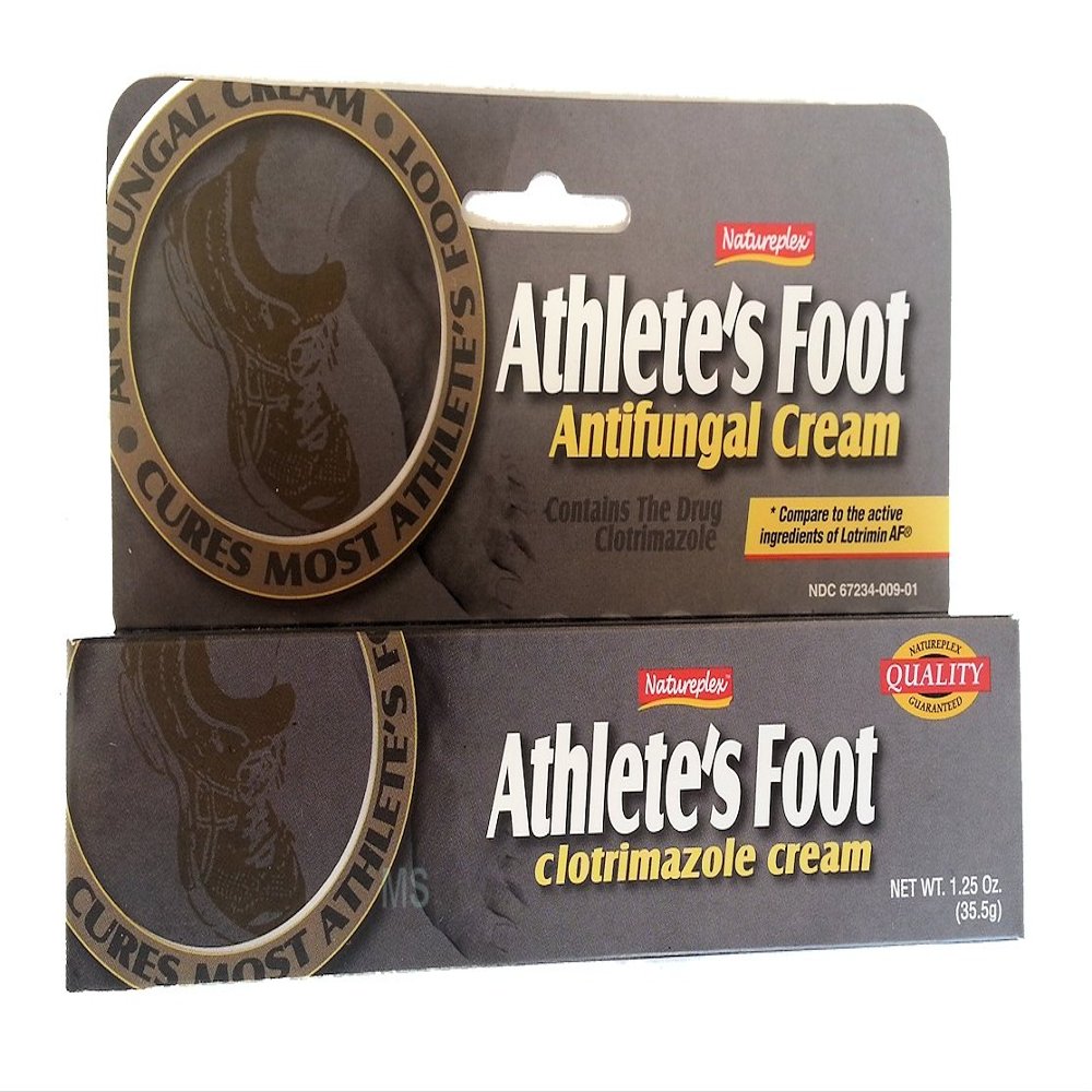 Athlete's Foot Antifungal Cream by Naturplex Cures Most Athelete's Foot mtc