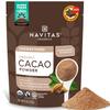 Navitas Organics Cacao Powder - Cocoa Powder Substitute 1:1, For Hot Chocolate, Baking & More - Regenerative Organic Certified, Non GMO, Fairtrade, Gluten Free, Non-alkalized (8oz. Bag, 38 Servings) view 1