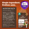 Navitas Organics Cacao Powder - Cocoa Powder Substitute 1:1, For Hot Chocolate, Baking & More - Regenerative Organic Certified, Non GMO, Fairtrade, Gluten Free, Non-alkalized (8oz. Bag, 38 Servings) view 2