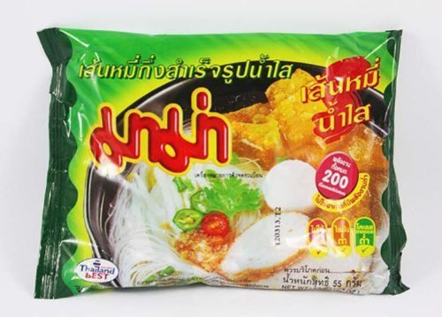 5 Packs - Mama Rice Vermicelli Clear Soup Instant Noodles Thailand