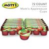 Mott's No Sugar Added Strawberry Applesauce, 3.9 Oz Cups, 72 Count (12 Packs Of 6), Good Source Of Vitamin C, No Artificial Flavors view 3