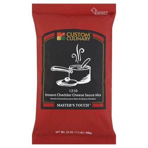 Custom Foods Instant Superb Cheddar Cheese Sauce 6 Case 24 Ounce