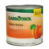 Carbotrol #10 Juice Packed Canned Fruit, Apricot Halves (6 - 105oz Cans per Case) view 1