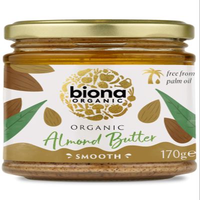 Biona Organic Almond Butter Smooth 170g