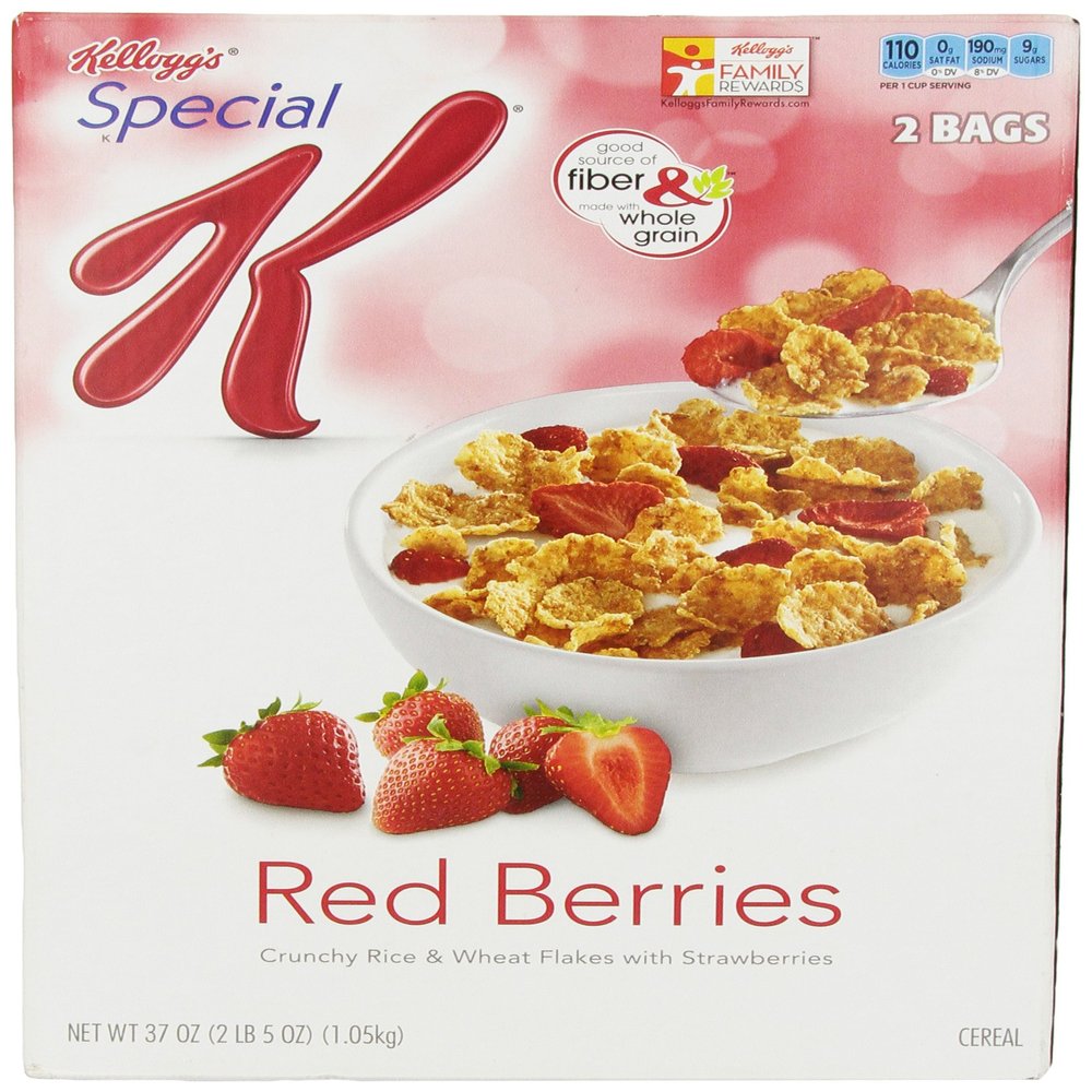 Special K Cereal, Red Berries 37 Oz