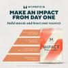 Myprotein Impact Whey Protein Isolate, 2.2 Lbs (31 Servings) Chocolate Milkshake, 25g Protein, 3.5g Glutamine & 6g BCAA Per Serving, Shake for Muscle Strength & Recovery view 2