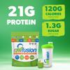 Rawfusion Vegan Protein Powder, Vanilla Bean  30 Servings, 21g Plant-Based Protein, Low Net Carbs, Non-Dairy, Gluten-Free, Soy-Free, Kosher, Non-GMO, 2.06lbs view 3