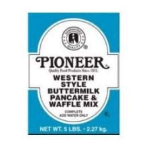 Pioneer Western Style Buttermilk Pancake and Waffle Mix, 5 Pound -- 6 per case.