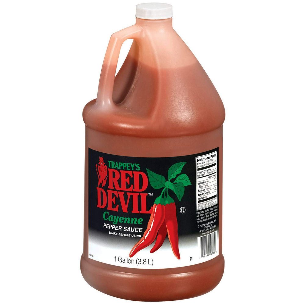 Sauce Red Devil Hotter Original Plastic , 1 Gallon -- 4 per case