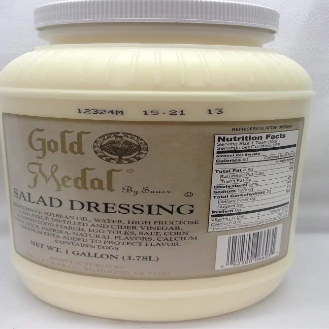 Commodity Oil Gold Medal Salad Dressing, 1 Gallon -- 4 per case.